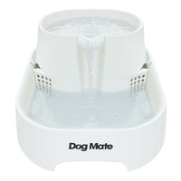 Spacious Two-Tiered 6-Litre Pet Water Fountain – Elegant White (Model 385E) - modernized.nl
