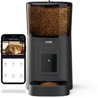 Slimme Voerautomaat voor Katten - Met Camera en Geluidsfunctie - Inclusief SD-Kaart - Elegante Zwarte Ontwerp - modernized.nl