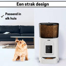 Slimme Voerautomaat met Camera en Audio - Inclusief SD-Kaart - Automatische Kattenvoerbak in stijlvol Wit - modernized.nl