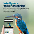 Interaktives Vogelhaus mit Kamera und Audio - AI-gestützte Vogelidentifikation - Hängendes Design - modernized.nl