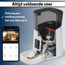 Slimme Voerautomaat met Camera en Audio - Inclusief SD-Kaart - Automatische Kattenvoerbak in stijlvol Wit - modernized.nl