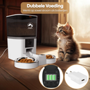 PetMeals® Automatische Voerbak met Camera - Dubbele Kom voor Gemak en Controle - modernized.nl