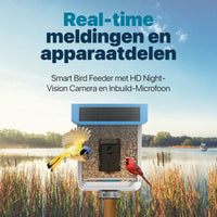 Interaktives Vogelhaus mit Kamera und Audio - AI-gestützte Vogelidentifikation - Hängendes Design - modernized.nl