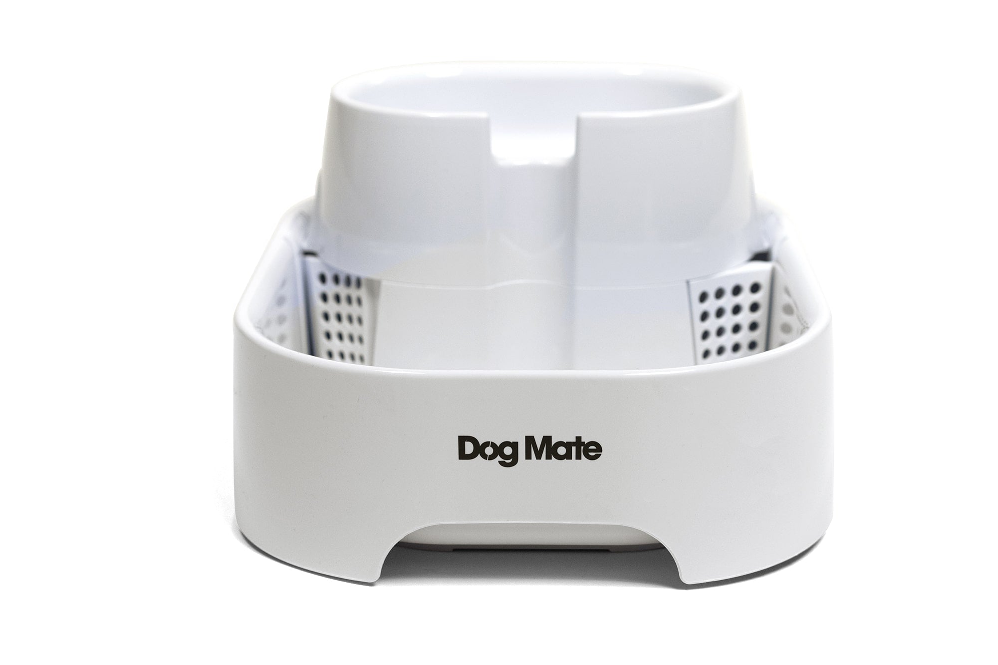Spacious Two-Tiered 6-Litre Pet Water Fountain – Elegant White (Model 385E) - modernized.nl