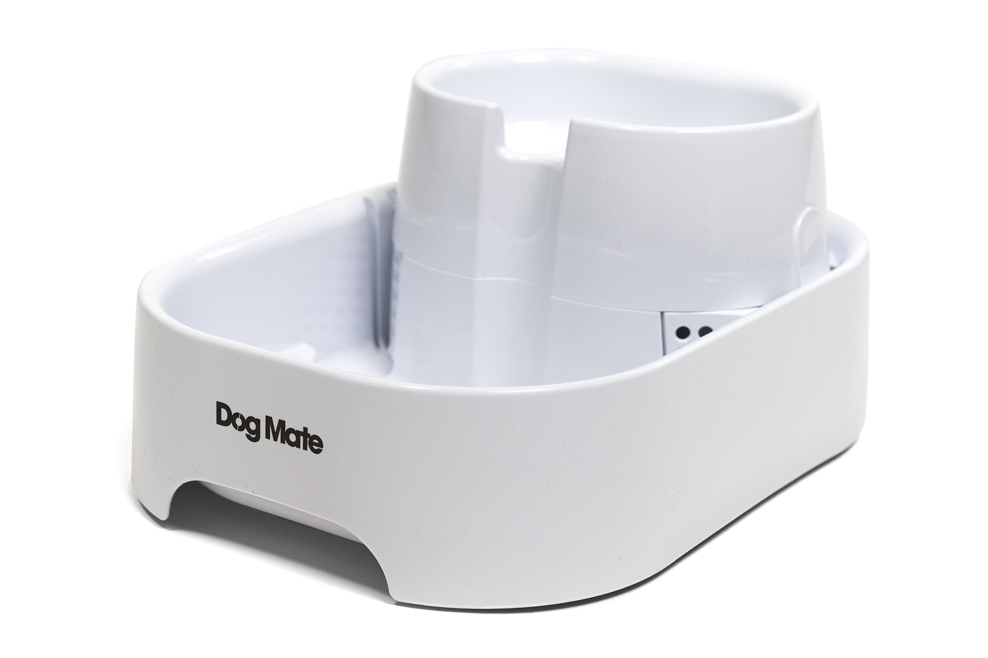 Spacious Two-Tiered 6-Litre Pet Water Fountain – Elegant White (Model 385E) - modernized.nl