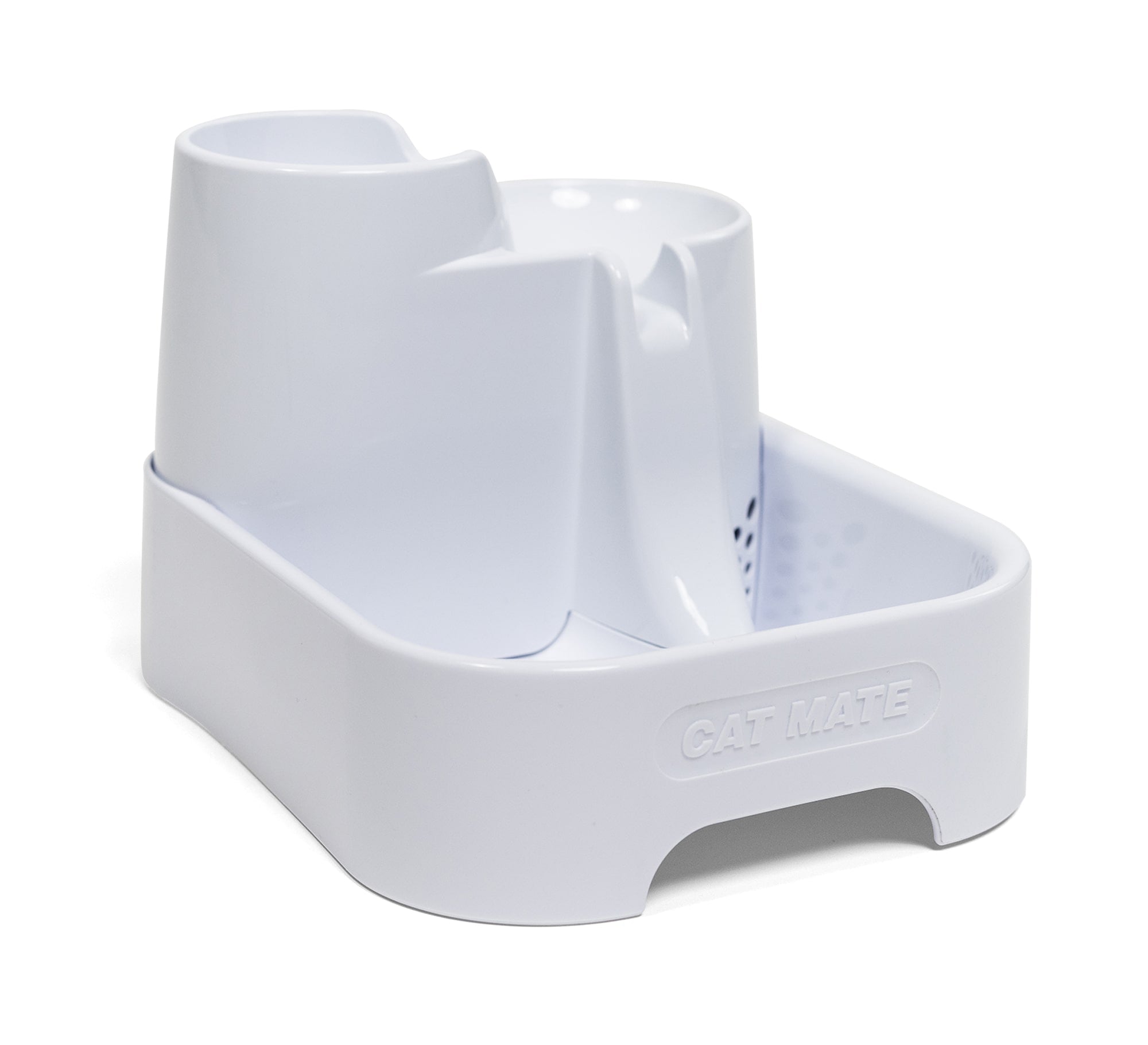 Cat Mate Triple-Action Pet Fountain – Elegant White (Model 335E) - modernized.nl