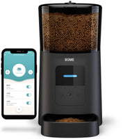 Slimme Voerautomaat voor Katten - App & Geluid - Automatische Voerbak in Elegant Zwart - modernized.nl