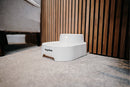 Spacious Two-Tiered 6-Litre Pet Water Fountain – Elegant White (Model 385E) - modernized.nl