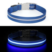 GlowGuard Lichtgevende LED Hondenhalsband | Blauw