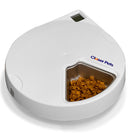 Closer Pets Five-Meal Automatic Pet Feeder with Stainless Steel Bowl Inserts (C500) - modernized.nl