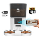 PetMeals® Automatische Voerbak met Camera - Dubbele Kom voor Gemak en Controle - modernized.nl