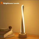 Spiraal LED tafellamp dimbaar