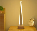 Spiraal LED tafellamp dimbaar